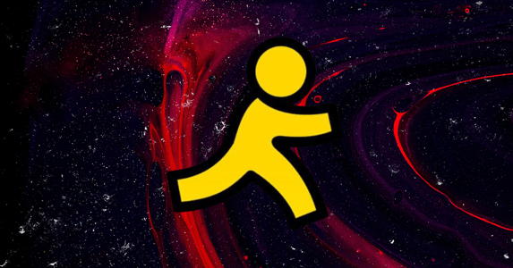 AOL's yellow running man logo